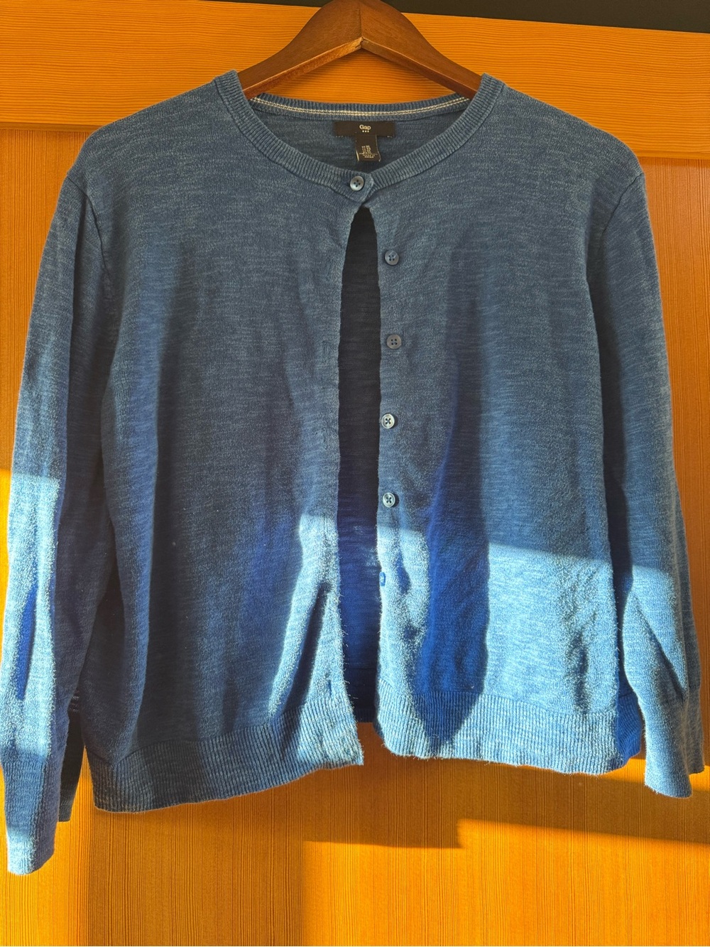 GAP Navy Blue Women's Button-Front Cardigan